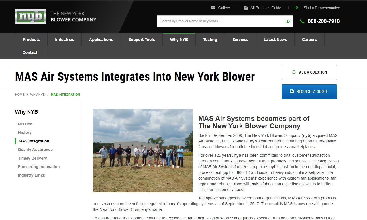 MAS Air Systems, LLC