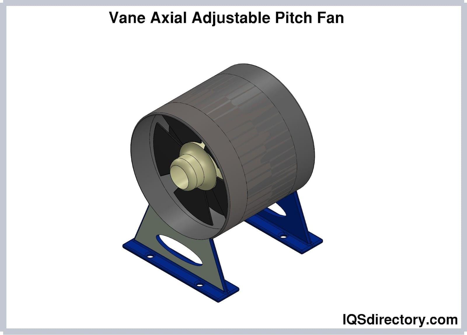 van axial adjustable pitch fan